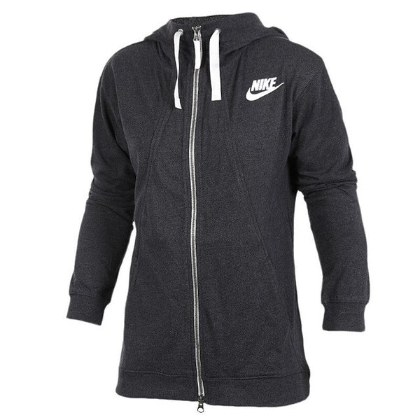 Original New Arrival 2017 NIKE AS W NSW GYM CLC HOODIE FZ Women's Jacket Hooded Sportswear