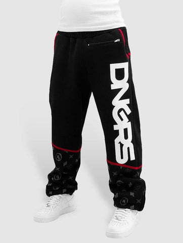 Dangerous DNGRS / Sweat Pant Crosshair Baggyfit Sweat Pants in black