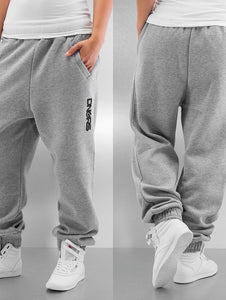 Dangerous DNGRS / Sweat Pant Soft Dream Leila Ladys Logo in grey