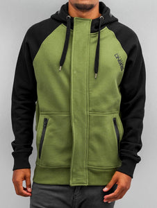 Dangerous DNGRS / Zip Hoodie Halil in olive