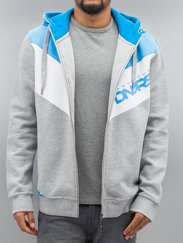Dangerous DNGRS / Zip Hoodie Egzon Race City in grey