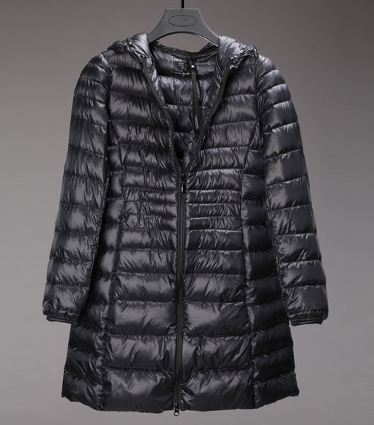 2017 Fashion Down Coat Winter Jacket Women Hooded Long Ultralight Duck Down Coats Slim Parka For Girls Female Ladies Plus Size