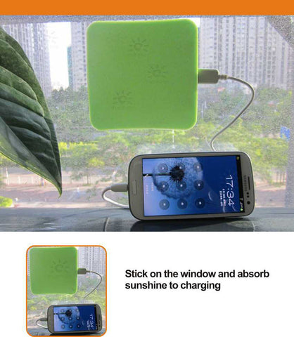 CE ROHS FCC Certification hot 2017 new technology secure solar power bank/window solar charger/solar mobile phone charger