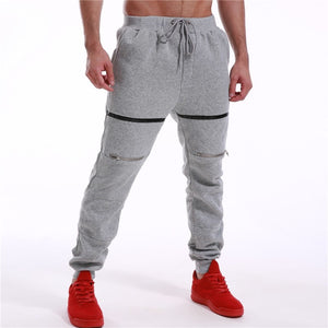 Men Fleece Liner Warm Casual Autumn Winter Elastic Waist Sweatpants