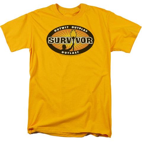 Survivor Gold Burst T Shirt