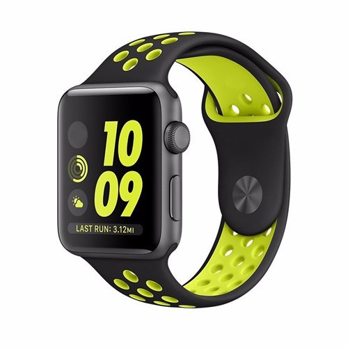 CRESTED Sport band For Apple Watch 42mm 38mm silicone strap iwatch series 3 2 1 wrist bands bracelet Rubber watchband nike belt